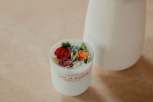 Love is Blooming Candle